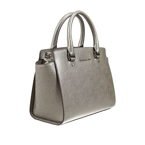 michael kors zilverkleurige instappers|michael kors designer silver handbags.